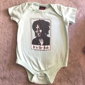 Zion Bob Marley Mint Green Onesie Size 12 Months